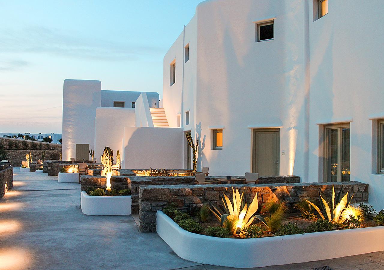 Mykonos Cactus Hotel Ornósz Kültér fotó
