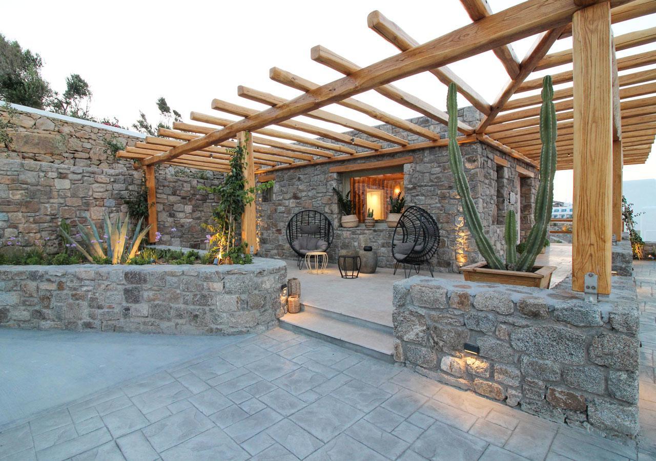Mykonos Cactus Hotel Ornósz Kültér fotó